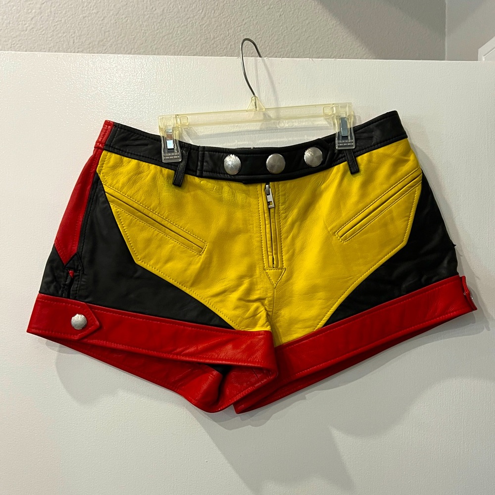 Zadig & Voltaire Leather Shorts